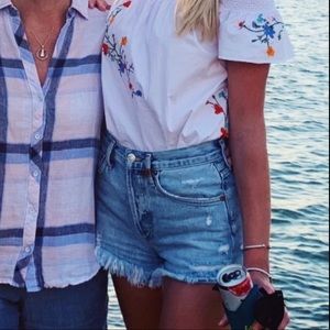 Agolde Parker High-Waisted Short (Swapmeet)